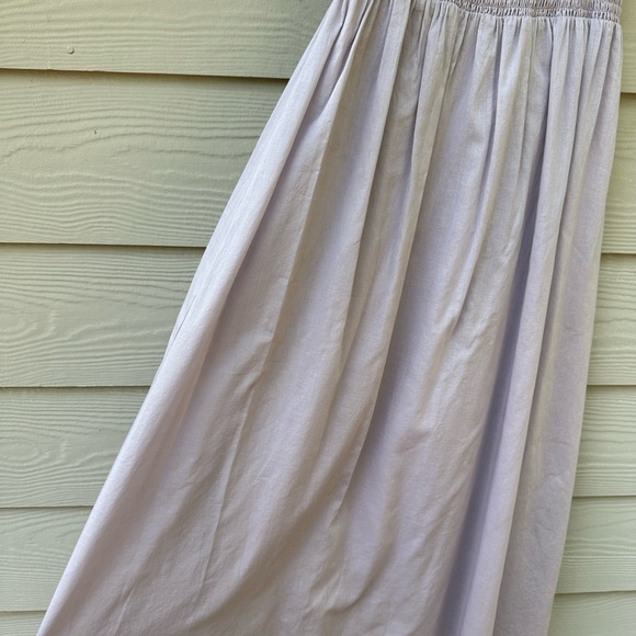 REFORMATION Noreen Smocked Ruffle Dress Midi - Picture 11 of 12